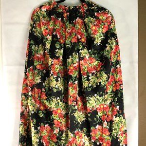 NEW Black Floral Maxi Skirt